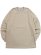 画像1: PRO CLUB HEAVY WEIGHT L/S TEE-KHAKI (1)