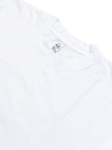 画像3: LOS ANGELES APPAREL 6.5oz GARMENT DYED CREW L/S TEE-WHITE (3)