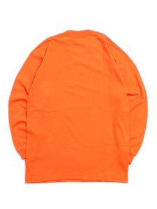 画像2: PRO CLUB COMFORT L/S TEE-SAFETY ORANGE (2)