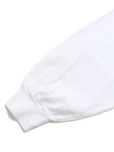 画像5: LOS ANGELES APPAREL 6.5oz GARMENT DYED CREW L/S TEE-WHITE (5)