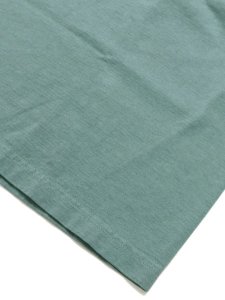 画像4: LOS ANGELES APPAREL 6.5oz GARMENT DYED CREW L/S TEE-ATLC GRN (4)