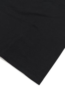 画像4: LOS ANGELES APPAREL 6.5oz GARMENT DYED CREW L/S TEE-BLACK (4)