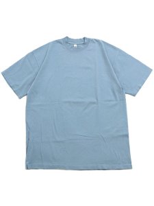 画像1: LOS ANGELES APPAREL 6.5oz GARMENT DYED CREW TEE-CLEAR BLUE (1)