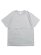 画像1: LOS ANGELES APPAREL 8oz MOCK TWIST CREW NECK TEE-GRY HEATHER (1)