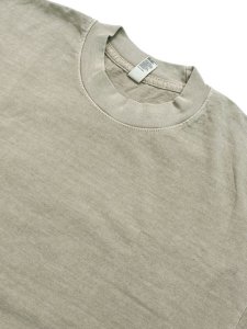 画像3: LOS ANGELES APPAREL 6.5oz GARMENT DYED CREW TEE-MUSHROOM (3)