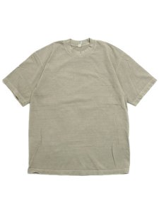 画像1: LOS ANGELES APPAREL 6.5oz GARMENT DYED CREW TEE-MUSHROOM (1)