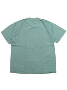 画像2: LOS ANGELES APPAREL 6.5oz GARMENT DYED CREW TEE-ATLANTIC GRN (2)