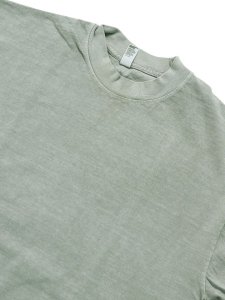 画像3: LOS ANGELES APPAREL 6.5oz GARMENT DYED CREW TEE-DARK SILVER (3)