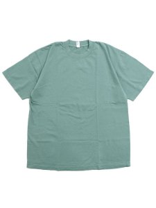 画像1: LOS ANGELES APPAREL 6.5oz GARMENT DYED CREW TEE-ATLANTIC GRN (1)
