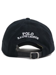 画像4: 【送料無料】POLO RALPH LAUREN POLO BEAR TWILL BALL CAP POLO BLACK (4)