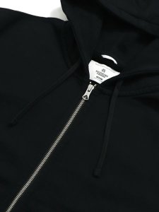 画像3: 【送料無料】REIGNING CHAMP MIDWEIGHT TERRY STANDARD ZIP HOODIE BLK (3)
