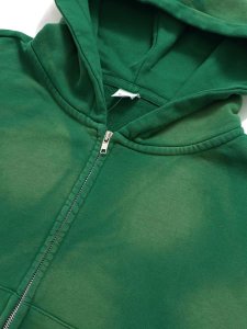 画像3: 【送料無料】EPTM. SUN FADED CROPPED ZIP UP HOODIE-HUNTER G (3)
