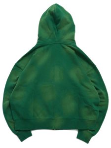 画像2: 【送料無料】EPTM. SUN FADED CROPPED ZIP UP HOODIE-HUNTER G (2)