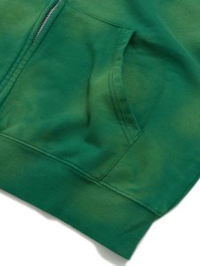 画像4: 【送料無料】EPTM. SUN FADED CROPPED ZIP UP HOODIE-HUNTER G (4)