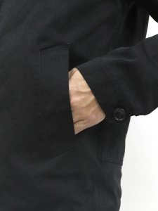 画像7: 【送料無料】Ten-c 13CTCUC04032 ANORAK OJJ GARMENT DYED MICRO FIBRE BLACK (7)