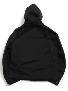 画像2: 【送料無料】Ten-c 13CTCUC04032 ANORAK OJJ GARMENT DYED MICRO FIBRE BLACK (2)