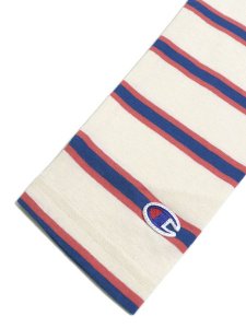 画像5: 【KIDS】CHAMPION KIDS BORDER L/S TEE-PALE WHITE (5)