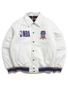 画像2: 【SALE】【送料無料】AVIREX NBA ALL TEAM LEATHER JACKET (2)