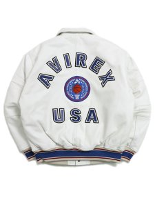 画像1: 【SALE】【送料無料】AVIREX NBA ALL TEAM LEATHER JACKET (1)