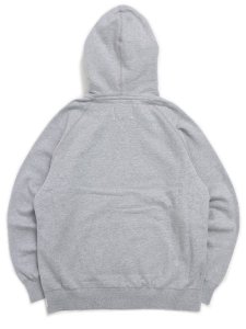 画像2: 【送料無料】REIGNING CHAMP BRUSHED FLEECE ZIP HOODIE HEATHER GREY (2)