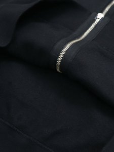 画像6: 【送料無料】REIGNING BRUSHED FLEECE ZIP HOODIE BLACK (6)