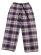 画像1: 【送料無料】MANASTASH WASHED PLAID STRING PANTS PURPLE (1)