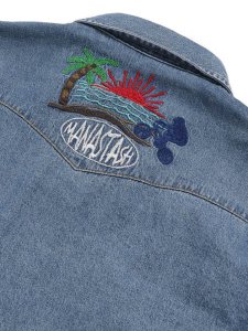 画像6: 【SALE】【送料無料】MANASTASH WESTERN EMB. SHIRT USED (6)
