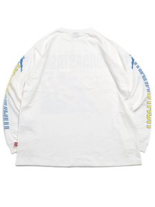画像2: 【SALE】MANASTASH RE:CTN L/S TEE T&F WHITE (2)