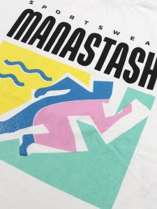 画像3: 【SALE】MANASTASH RE:CTN L/S TEE T&F WHITE (3)