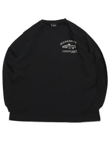 画像2: 【SALE】MANASTASH CiTee L/S TEE LURE BLACK (2)