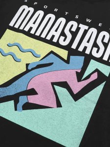 画像3: 【SALE】MANASTASH RE:CTN L/S TEE T&F BLACK (3)