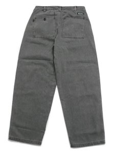 画像2: 【SALE】【送料無料】MANASTASH HEMP WASHED BAGGY PANTS BLACK (2)