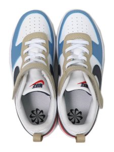 画像6: 【KIDS】NIKE COURT BOROUGH LOW RECRAFT PS WH/L.CRIMSO (6)