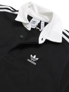 画像4: 【SALE】ADIDAS RUGBY POLO-BLACK (4)