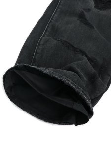 画像8: 【送料無料】mnml ULTRA BAGGY DISTRESSED DENIM VINTAGE BLK (8)