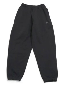 画像1: 【送料無料】NIKE SOLO SWOOSH FLC CF PANT-BLACK/WHITE (1)