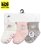 画像1: 【KIDS】NIKE BABY 3PK GIRLS FLORAL SOCK-SAIL (1)