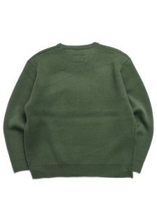 画像2: 【SALE】【送料無料】WHIMSY SOCKS LOLAS BLOOD SWEATER OLIVE (2)