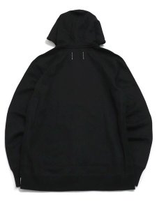 画像2: 【送料無料】REIGNING CHAMP MIDWEIGHT TERRY SLIM ZIP HOODIE BLACK (2)