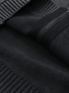 画像6: 【送料無料】WHIMSY SOCKS TRADEMARK KNIT HOODIE BLACK (6)