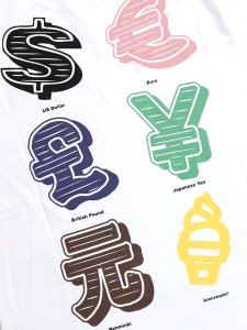 画像4: ICECREAM CASH RULES TEE WHITE (4)