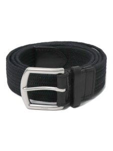 画像1: 【送料無料】POLO RALPH LAUREN 34MM BRAIDED FABRIC STRETCH BELT (1)