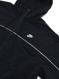 画像3: 【送料無料】NIKE CLUB ATHLETE HOOD JACKET-BLACK/WHITE (3)