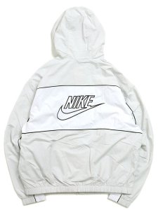画像2: 【送料無料】NIKE CLUB ATHLETE HOOD JACKET-PHOTON DUST/WHT (2)