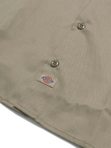画像4: 【KIDS】DICKIES BOYS S/S WORK SHIRT-DESERT SAND (4)