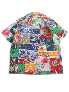 画像2: 【SALE】【送料無料】POLO RALPH LAUREN CLSC OXFORD BEACH BAZAAR PATCHWORK SHIRT (2)