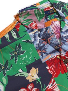 画像4: 【SALE】【送料無料】POLO RALPH LAUREN CLSC OXFORD BEACH BAZAAR PATCHWORK SHIRT (4)