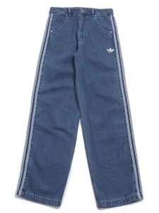 画像1: 【送料無料】ADIDAS DENIM FIREBIRD PANT-MIDIUM BLUE DENIM (1)