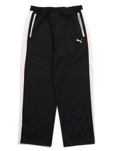 画像1: 【送料無料】PUMA T7 TRACK PANT JP-PUMA BLACK/ALPINE SNOW (1)