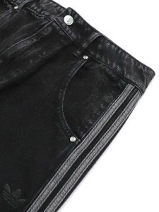 画像4: 【送料無料】ADIDAS DENIM FIREBIRD PANT-TRUE BLACK DENIM (4)